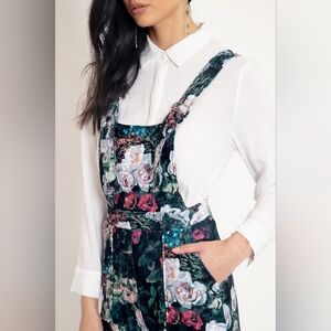 Blackmilk floral overalls